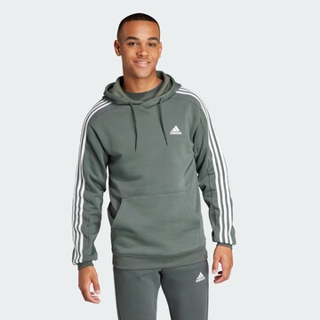 zaļš ADIDAS SPORTSWEAR Sportiska tipa džemperis 'Essentials': no priekšpuses