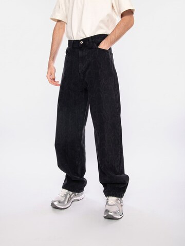 Carhartt WIP Luźne Jeansy 'Landon' w kolorze czarny: przód