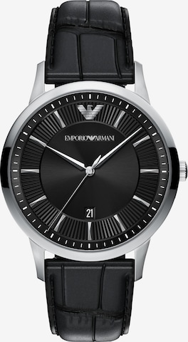 Emporio Armani Uhr in Schwarz: Vorderseite
