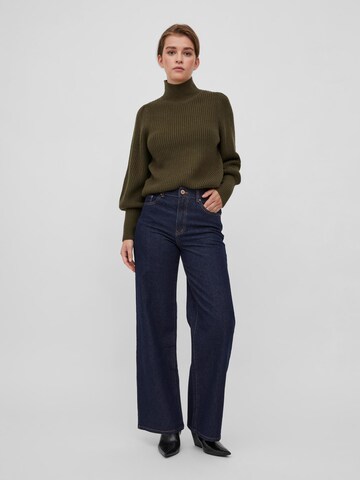 VILA Wide Leg Jeans 'Jedark' in Blau