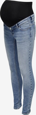 Only Maternity Skinny Jeans 'BELLY' in Blauw