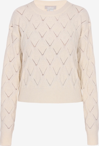 Usha Свитер в Белый: спереди