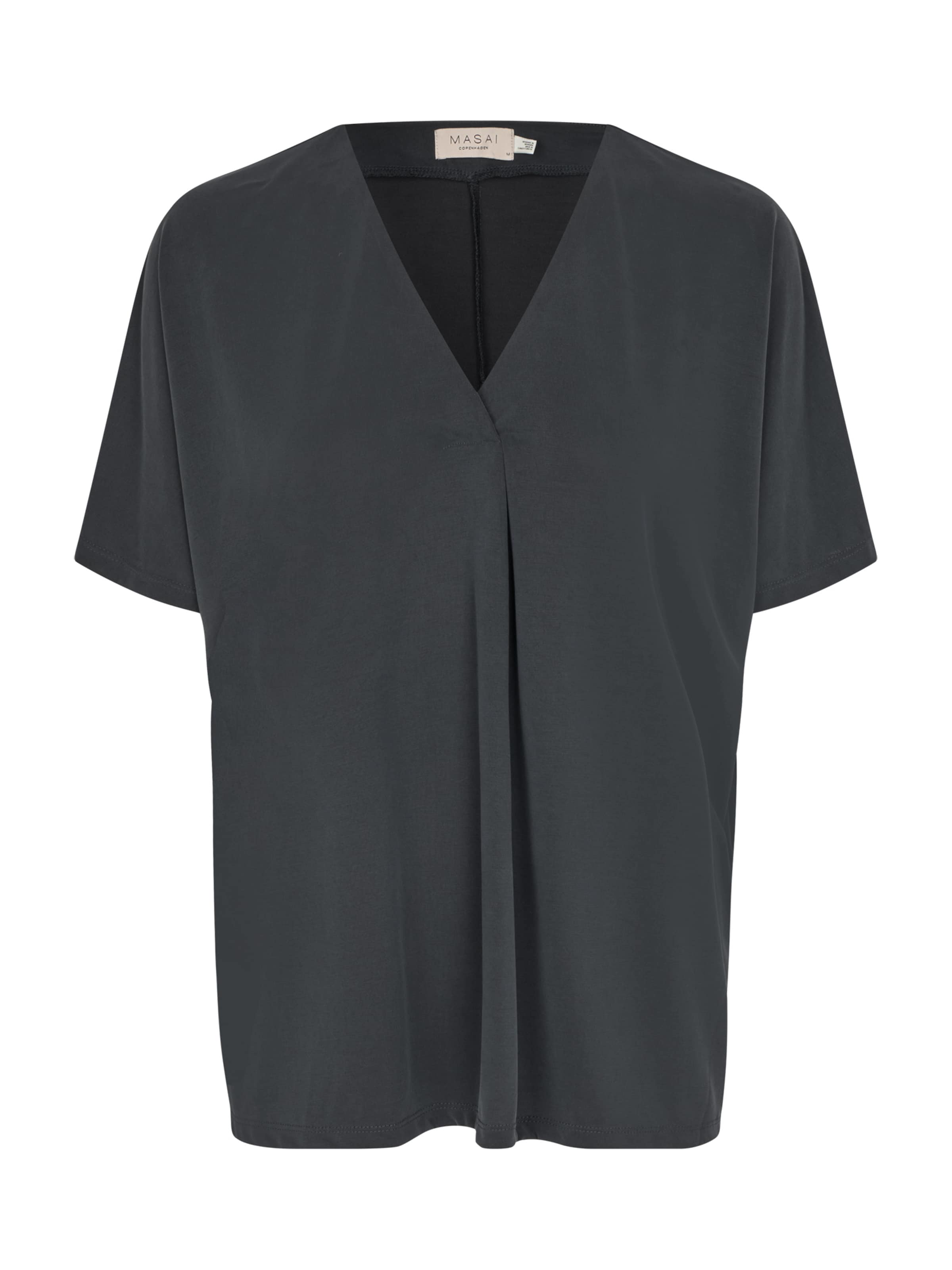Masai Shirt 'Bianna' in Grau: Vorderseite