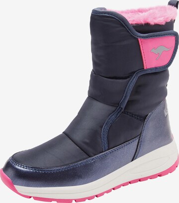 KangaROOS Snowboots 'BELLE' in Blauw: voorkant