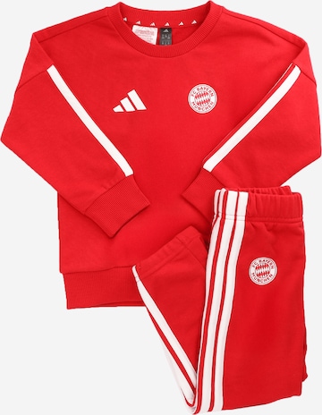 ADIDAS PERFORMANCE Treenipuku 'FC Bayern München DNA' värissä punainen: etupuoli