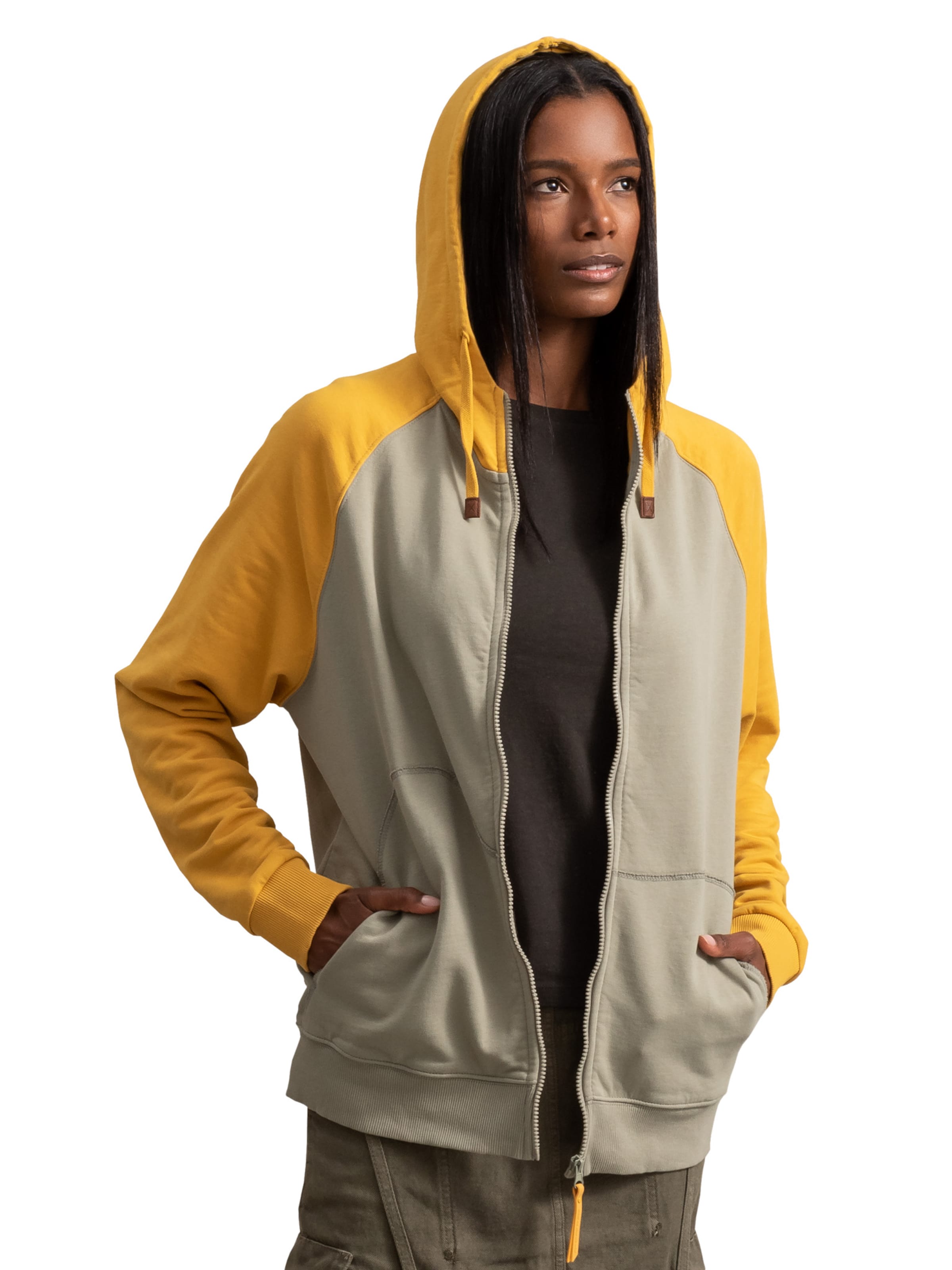 Kaft Sweat jacket 'Kleuzip' in Grey