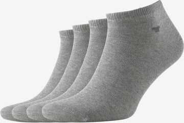 TOM TAILOR Ankle Socks in Grey: front