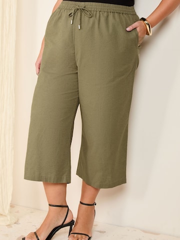 Loosefit Pantalon Friends Like These en vert