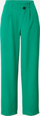 Pantaloni con pieghe 'Grace' di Hailys in verde: frontale