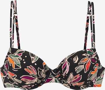 BUFFALO Bustier Bikinitoppi värissä musta: etupuoli