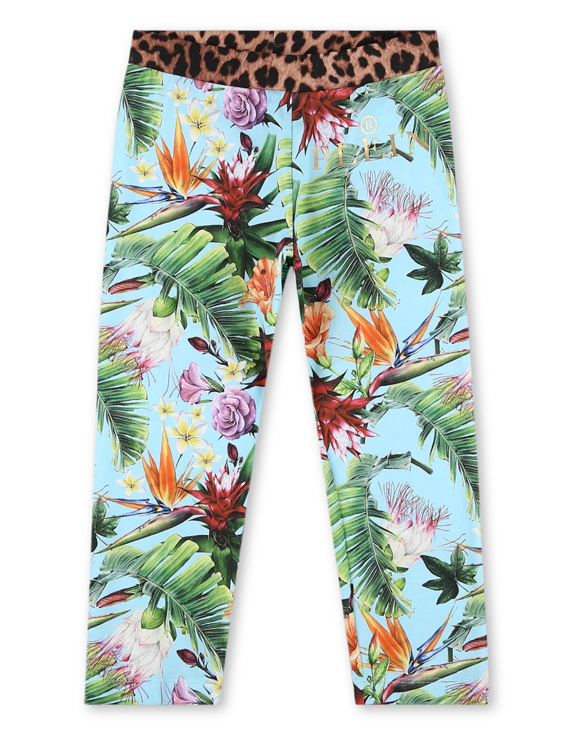 Philipp Plein - Slimfit Leggings en Mezcla de colores: frente