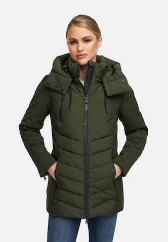 MARIKOO Winter jacket 'Tivaa XVI' in Green: front
