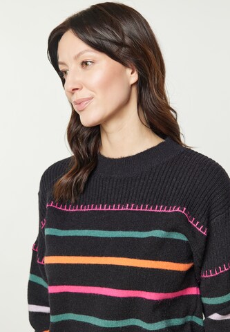Pull-over 'Fashion Look' usha BLUE LABEL en noir