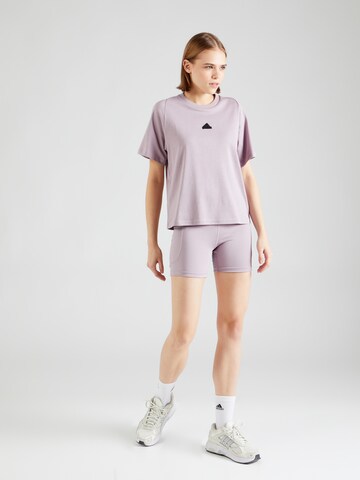 ADIDAS SPORTSWEAR Λειτουργικό μπλουζάκι 'Z.N.E.' σε λιλά