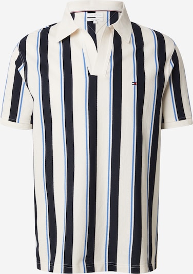 TOMMY HILFIGER Paita 'Relaxed Fit Stripe Crepe' koossa XS värissä sininen / laivastonsininen / valkoinen, Tuotenäkymä