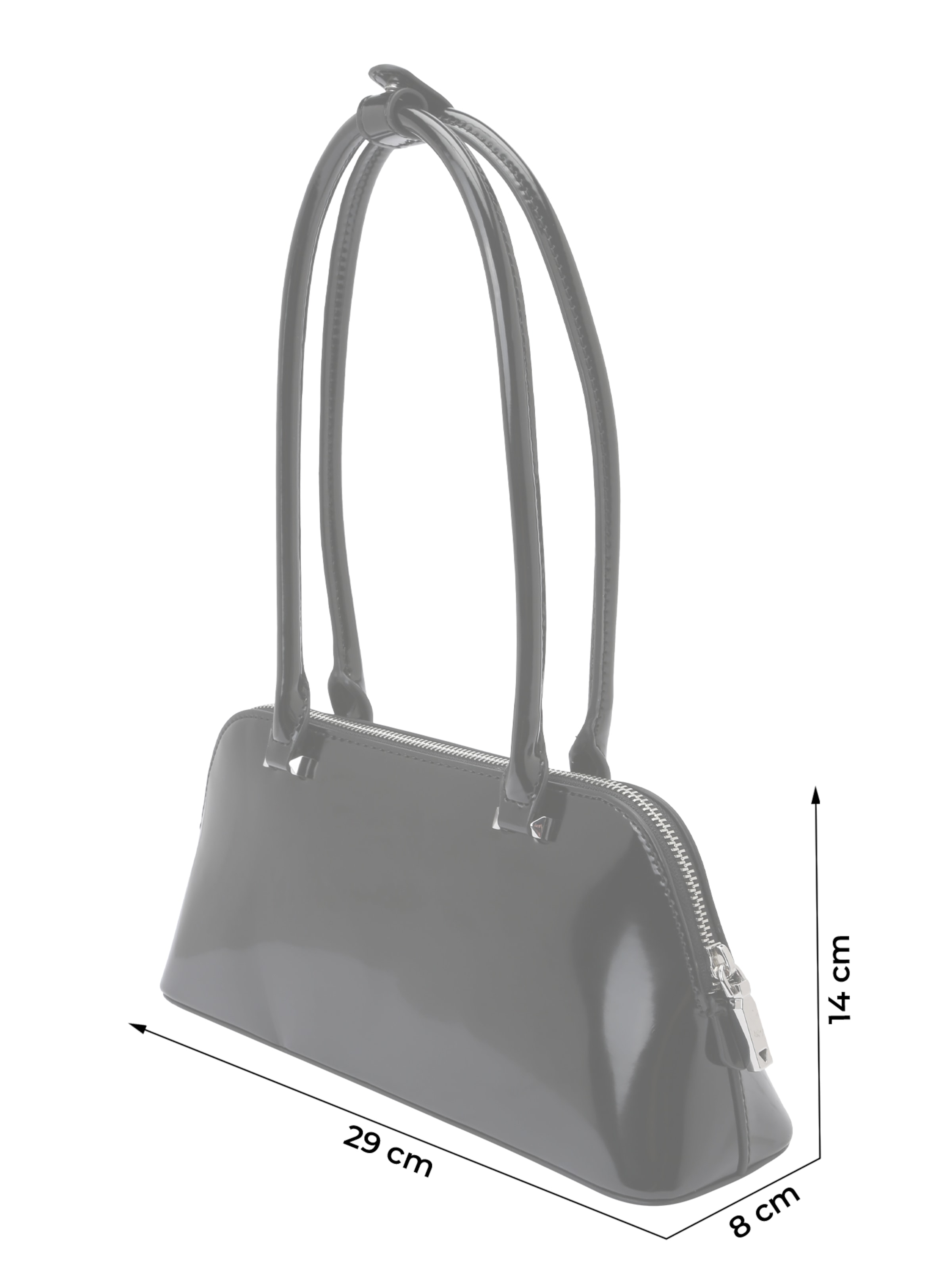 Borsa a spalla 'ARNELA SHOULDER SATCHEL' di GUESS in nero