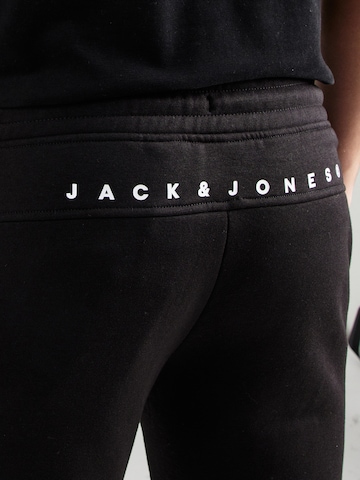 JACK & JONES Regular Pants 'TWILL' in Black