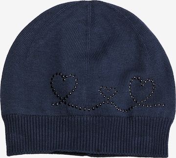 s.Oliver Beanie in Blue: front