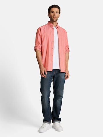 TOM TAILOR Regular fit Overhemd in Oranje