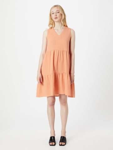 Sublevel - Vestido de verano en naranja: frente