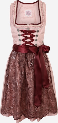 rozā MARJO "Dirndl" stila kleita 'Dilara': no priekšpuses