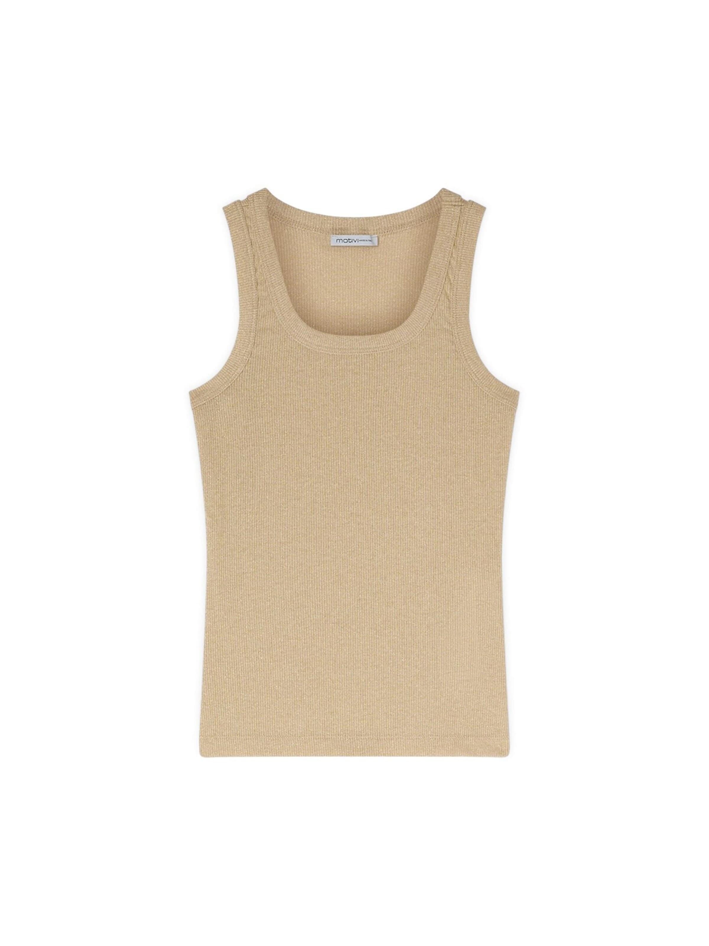 Top di MOTIVI in beige: frontale