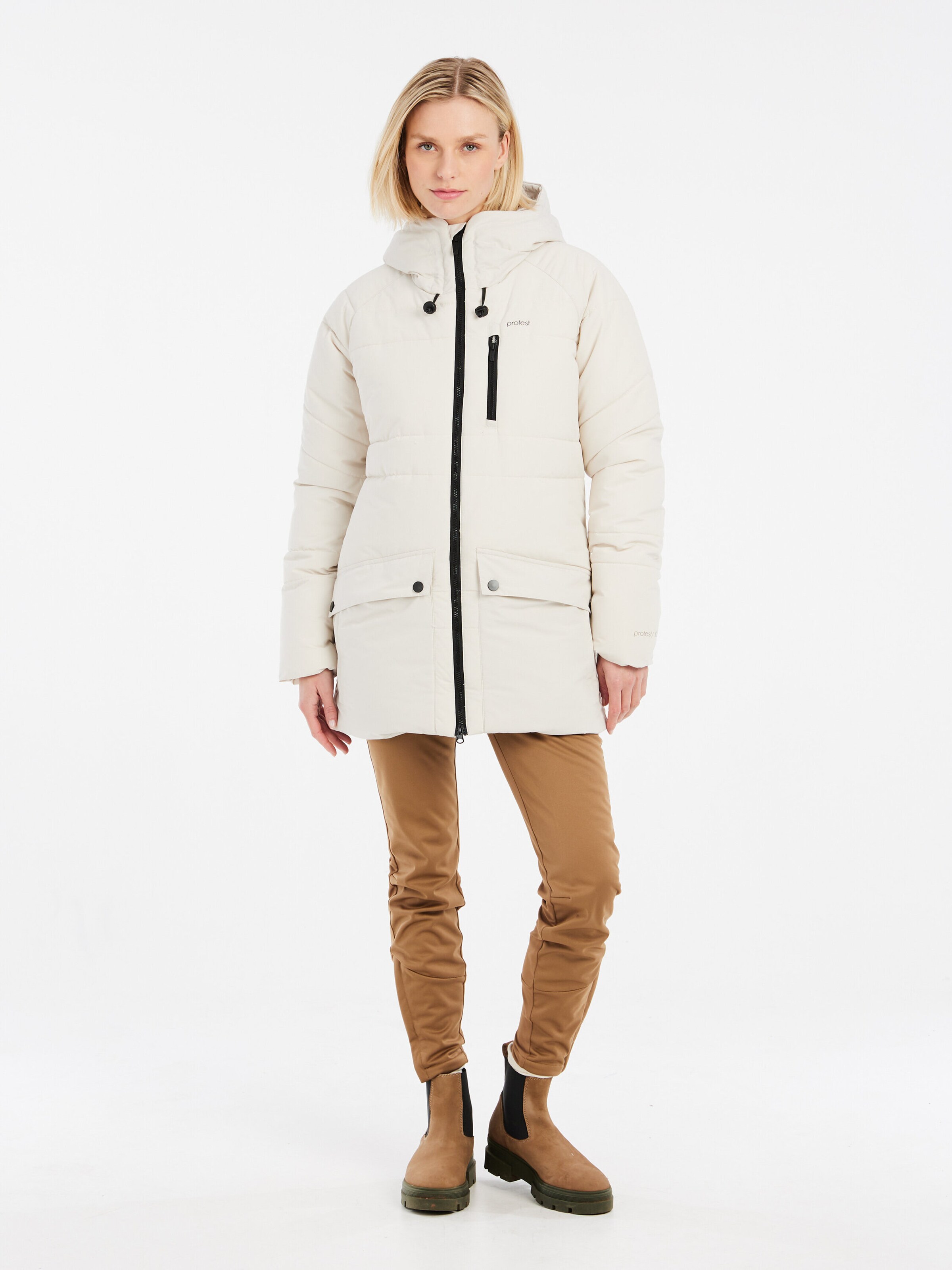 PROTEST Winter Jacket 'PRTMAGI' in White