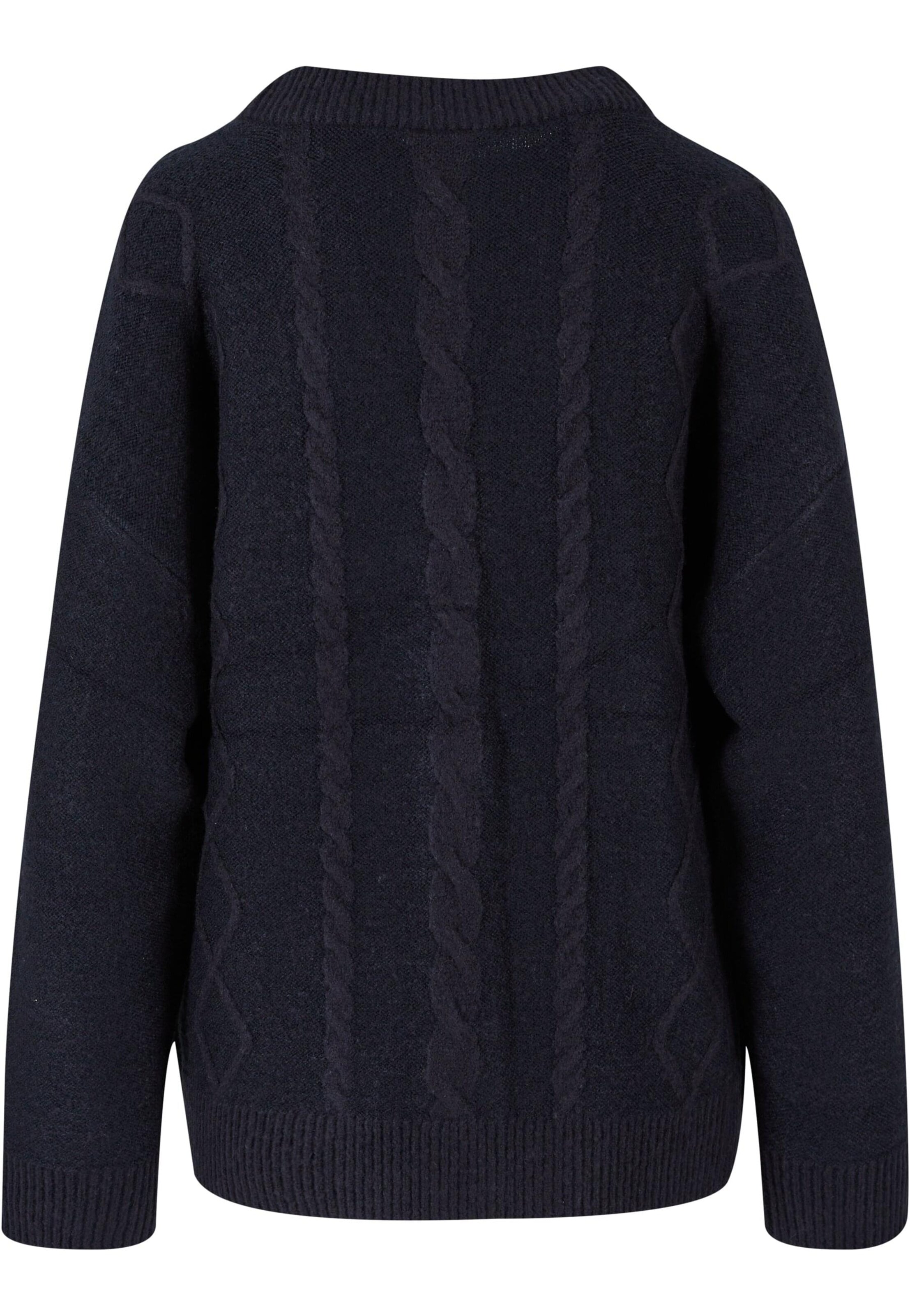 Urban Classics Πλεκτή ζακέτα σε μαύρο