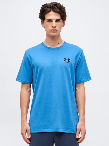 UNDER ARMOUR Funkční tričko – modrá: přední strana