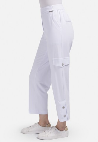 Loosefit Pantalon HELMIDGE en blanc