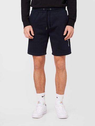 TOMMY HILFIGER Regular Broek in Blauw: voorkant