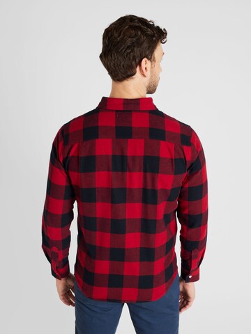 AÉROPOSTALE Regular fit Button Up Shirt in Red