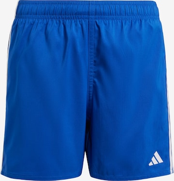 ADIDAS SPORTSWEAR - Moda de baño deportiva '3-Stripes Swim Shorts' en azul: frente