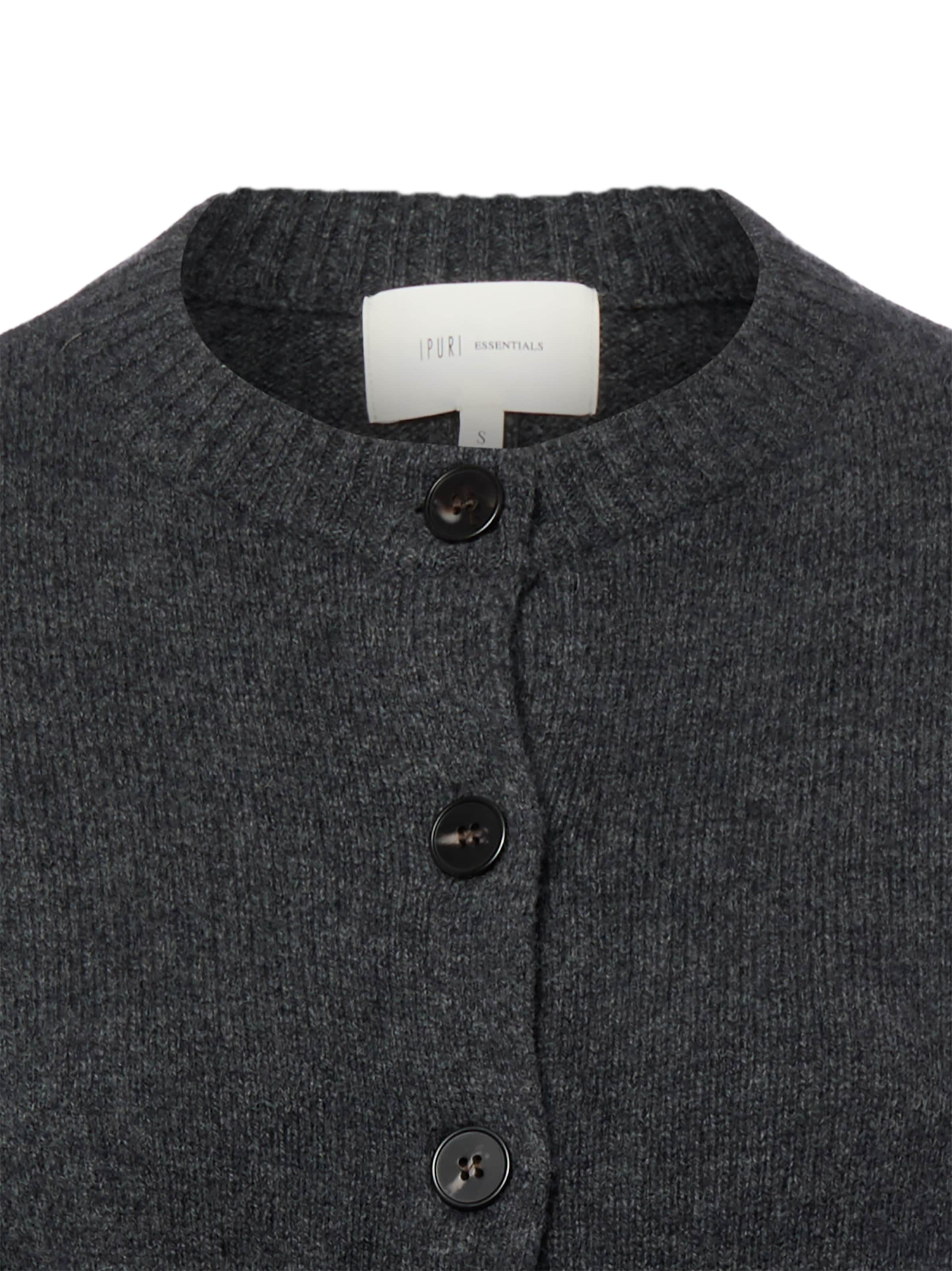 Cardigan oversize Ipuri en noir