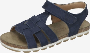 Vado Sandals in Blue: front