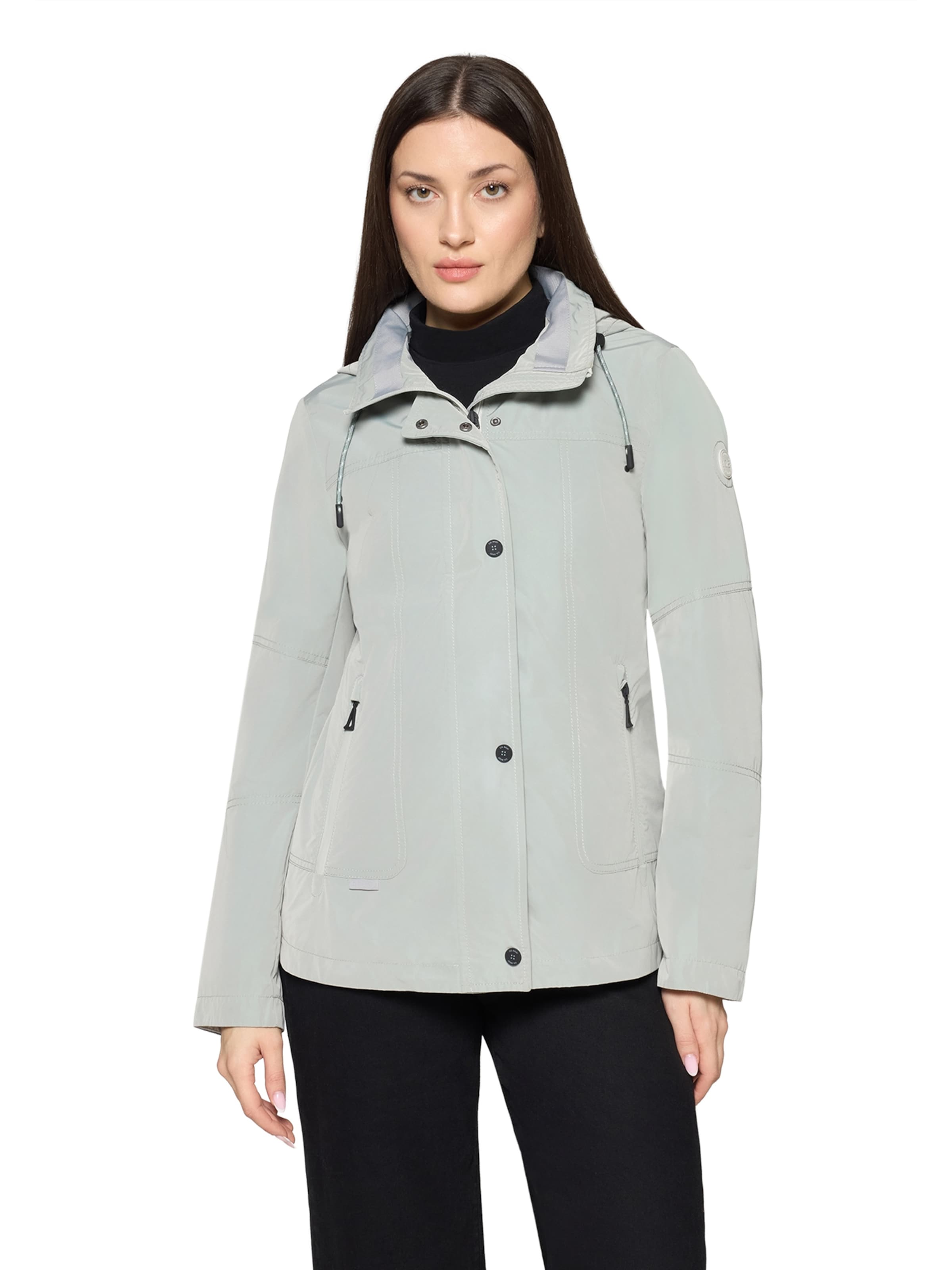 GIL BRET Between-Season Jacket in Green: front