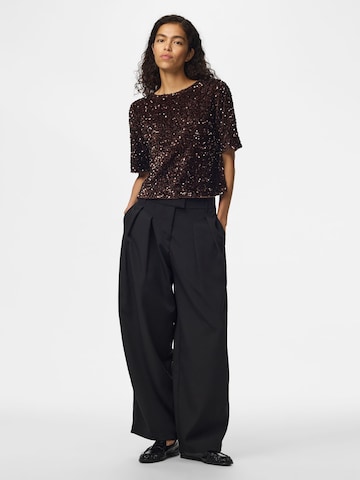 PIECES Bluse 'PCKAMMY' in Braun