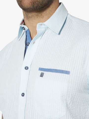 BABISTA Regular fit Button Up Shirt 'Ricobel' in Blue