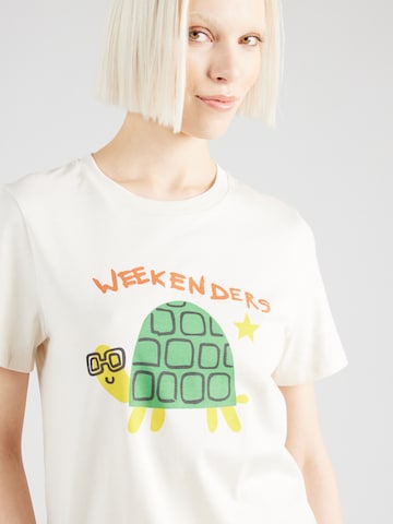Weekend Max Mara T-shirt 'NERVI' i beige