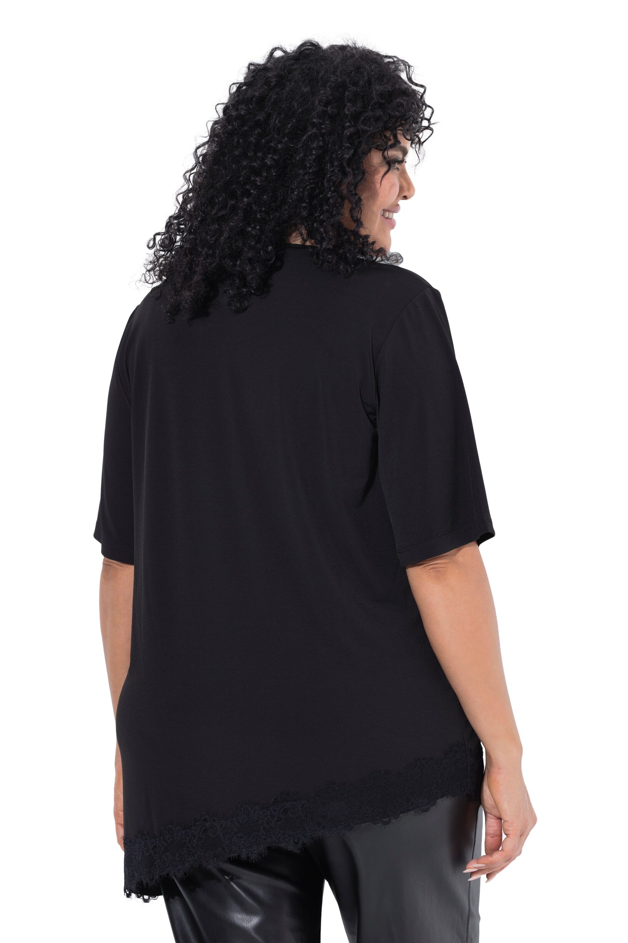 Ulla Popken Shirt in Zwart