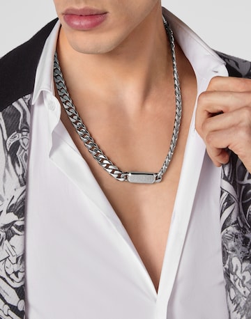 Philipp Plein - Colar em prata: frente