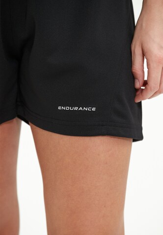 ENDURANCE Regular Sports trousers 'Carnew' in Black