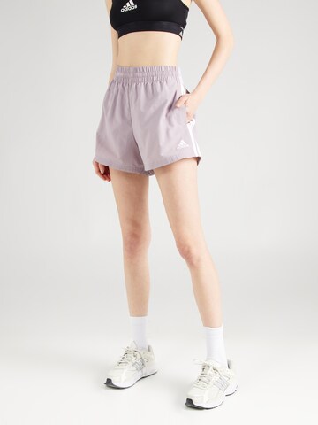 ADIDAS SPORTSWEAR Loosefit Sportshorts 'Essentials' in Lila: predná strana