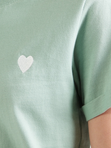 T-shirt 'Lo44ve' Hailys en vert