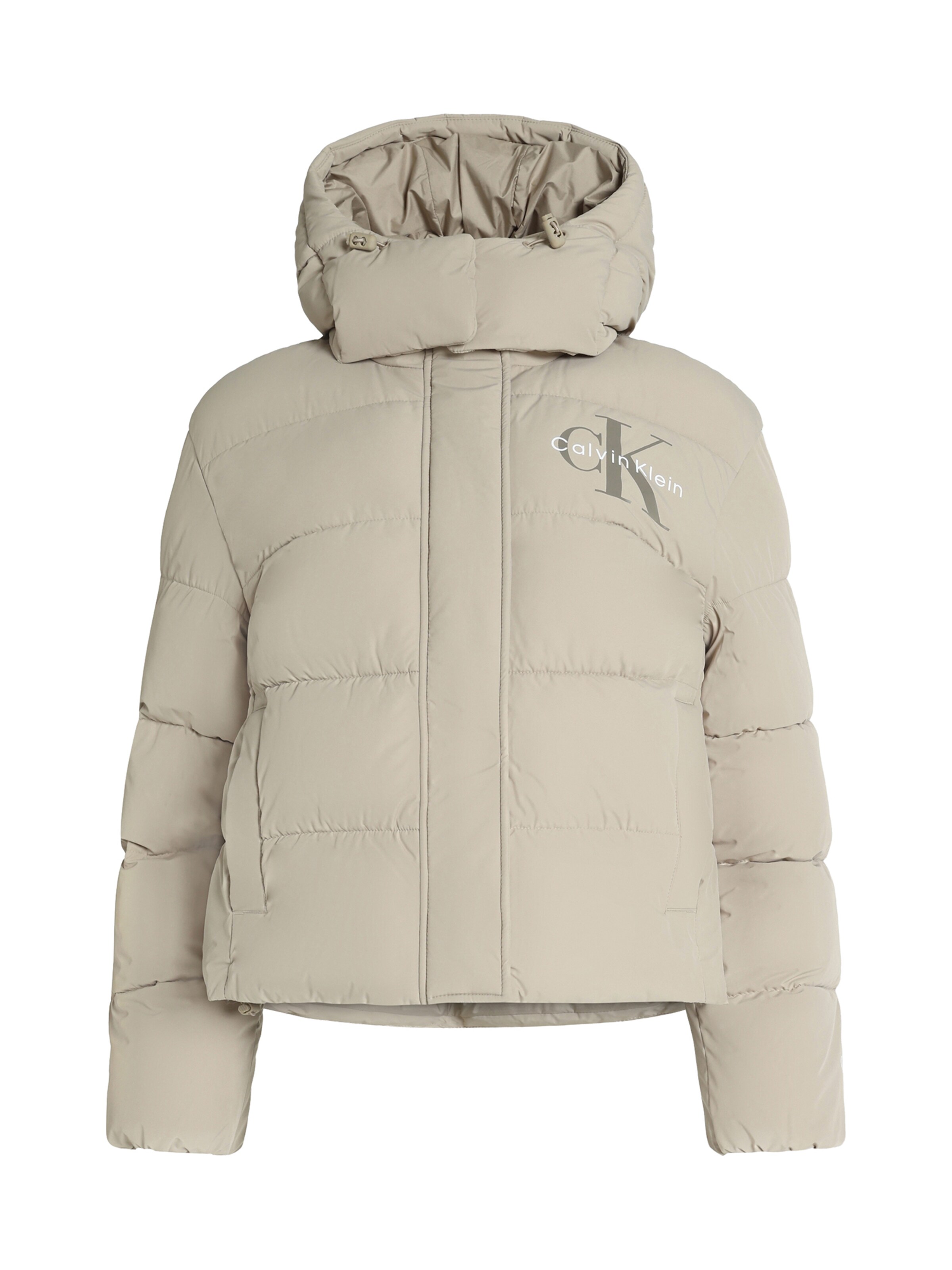 Calvin Klein Jeans Zimska jakna | rjava barva: sprednja stran