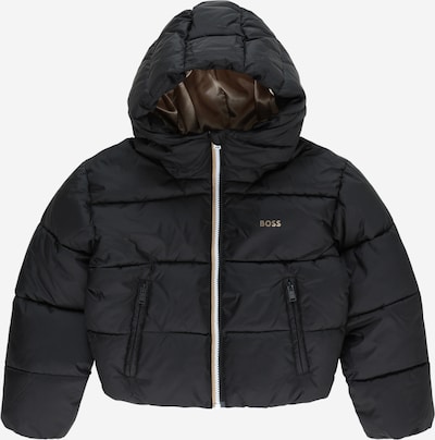 BOSS Kidswear Veste mi-saison en marron / noir, Vue avec produit