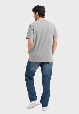 Oldskull T-Shirt 'Basic Osk' in Grau