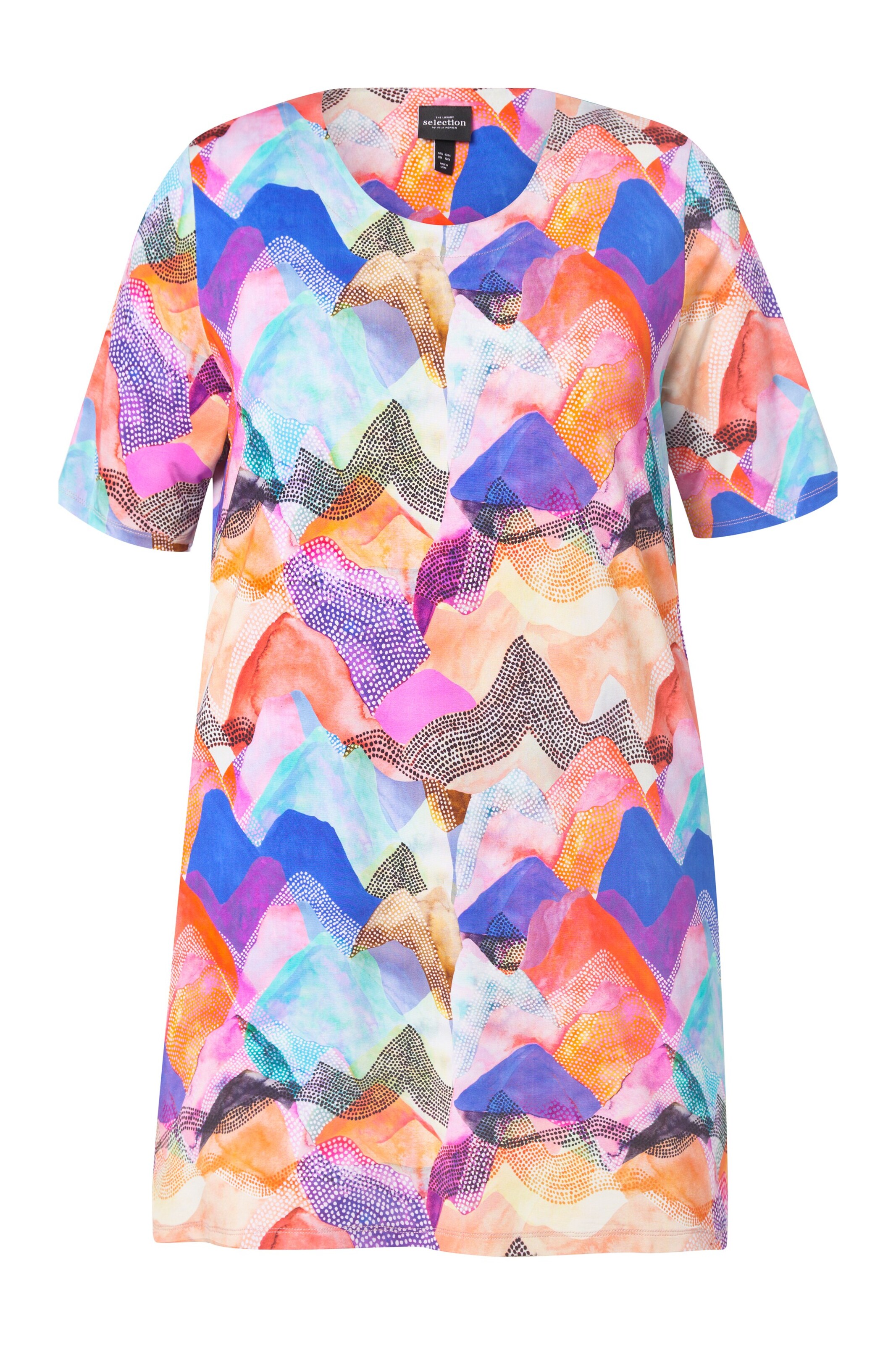 Ulla Popken Shirt in Gemengde kleuren: voorkant