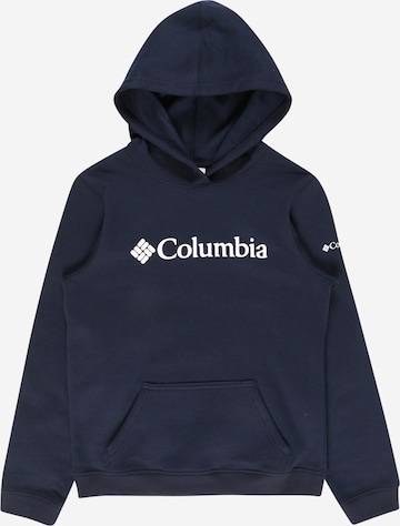 COLUMBIA - Sweatshirt de desporto em azul: frente