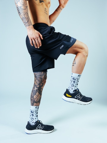 Lifters Slimfit Sporthose 'Hybrid 2-in-1' in Schwarz